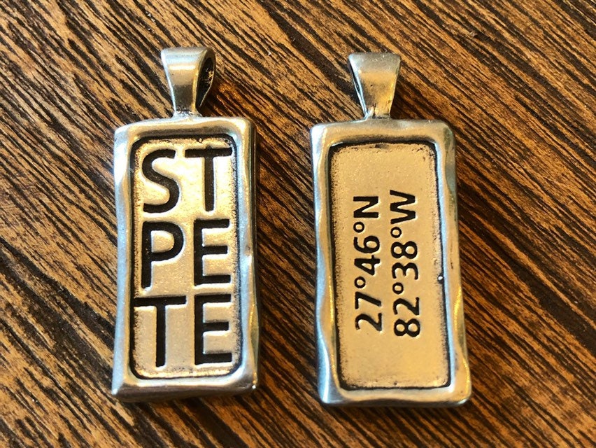 St Petersburg Pewter Charm