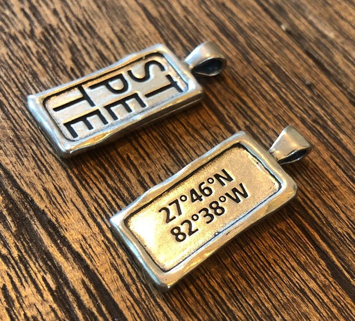 St Petersburg Pewter Charm