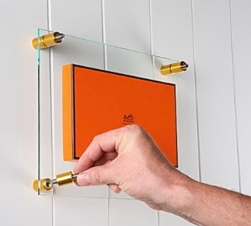 Acrylic Floating Frame: Diploma, Document, Photo - Custom Sizes
