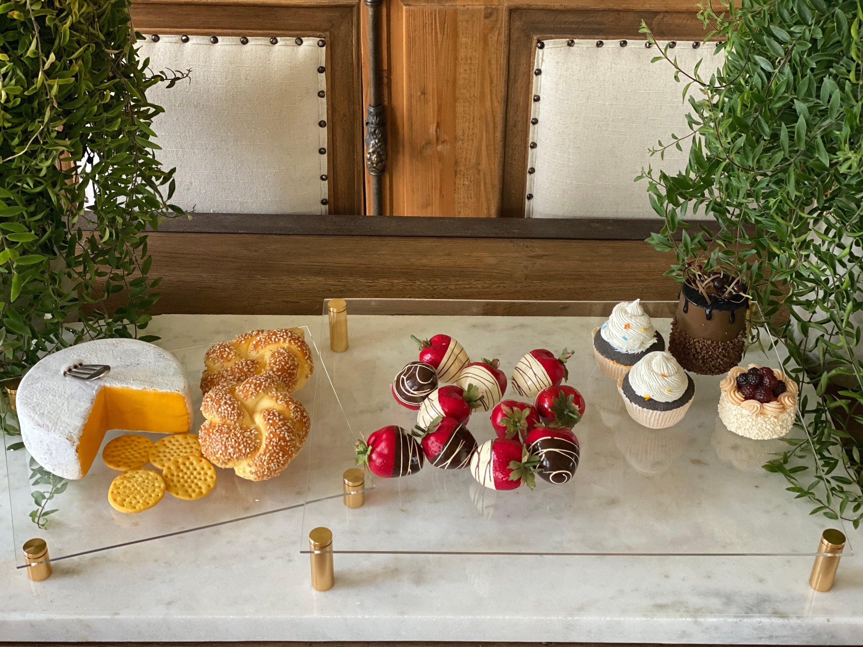 Acrylic Clear Serving Platter Tray Display Food Wedding Party Charcuterie boards Custom sizes available
