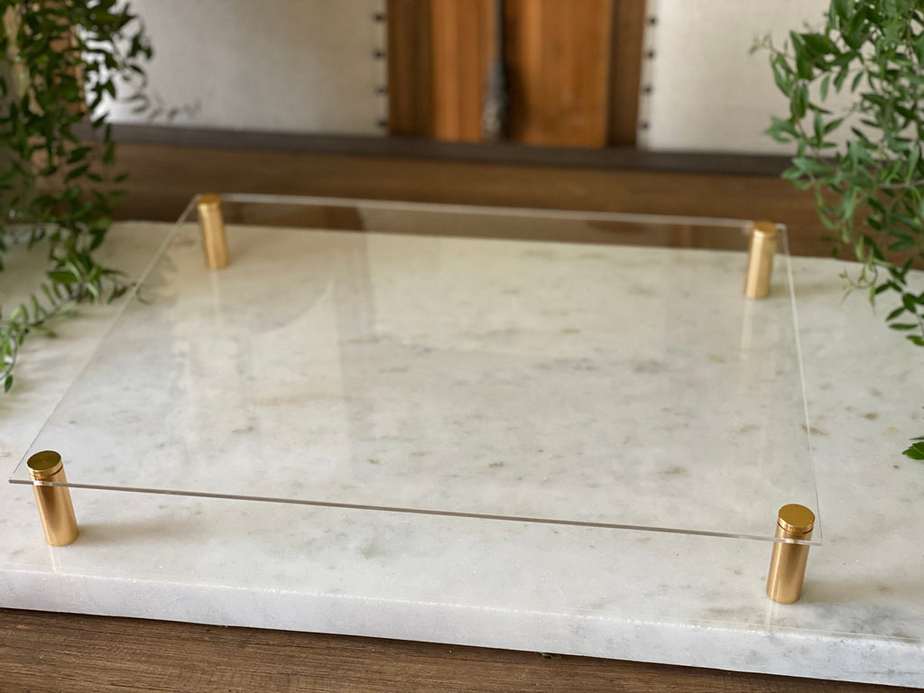 Acrylic Clear Serving Platter Tray Display Food Wedding Party Charcuterie boards Custom sizes available