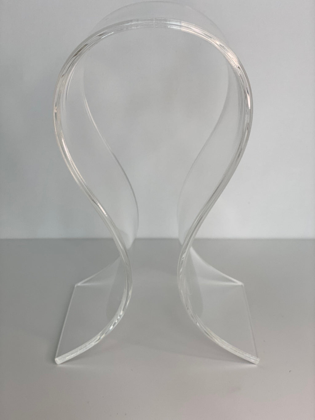 Headphone Acrylic Stand Hanger Holder Clear Modern Sleek