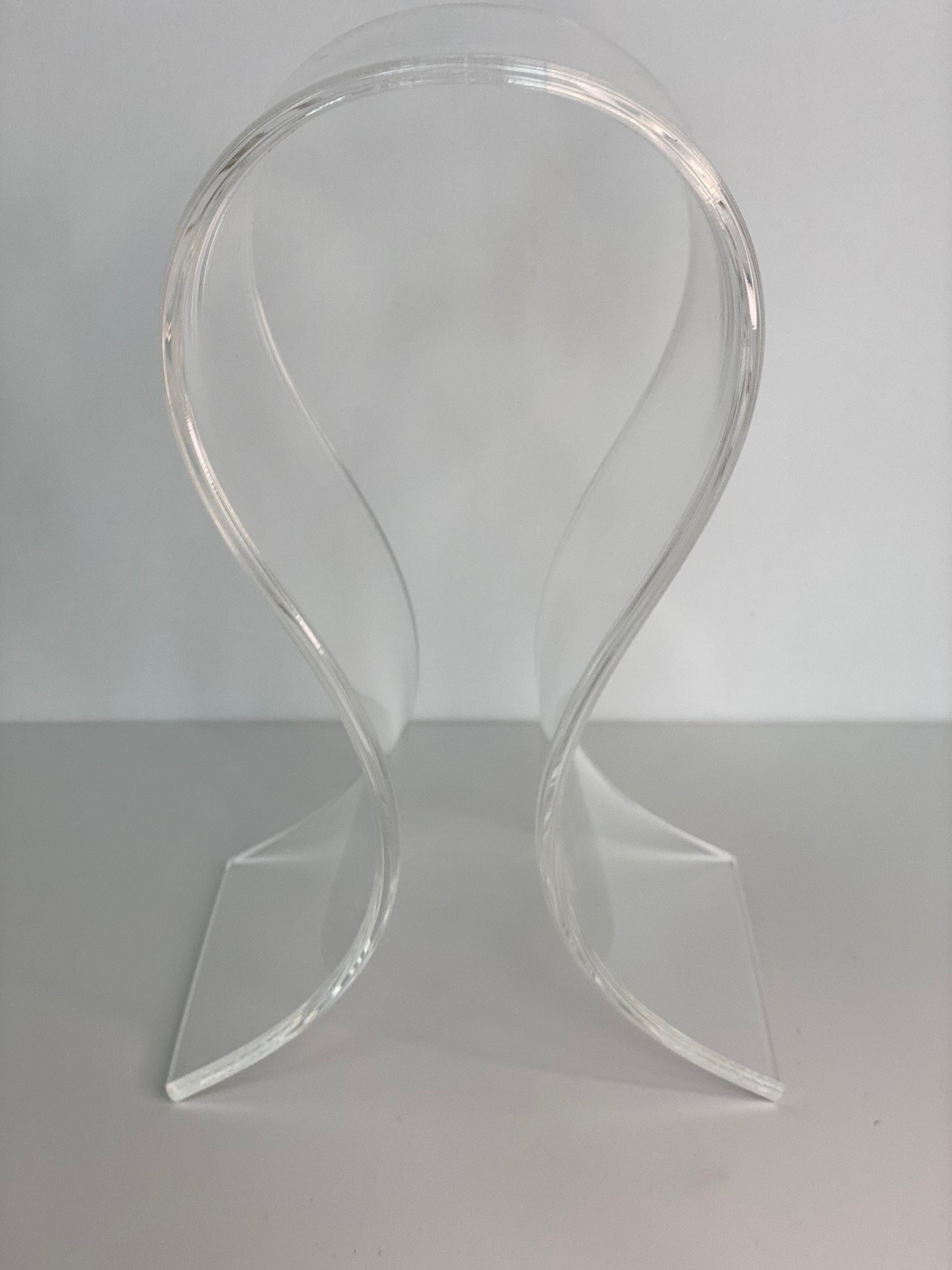 Headphone Acrylic Stand Hanger Holder Clear Modern Sleek