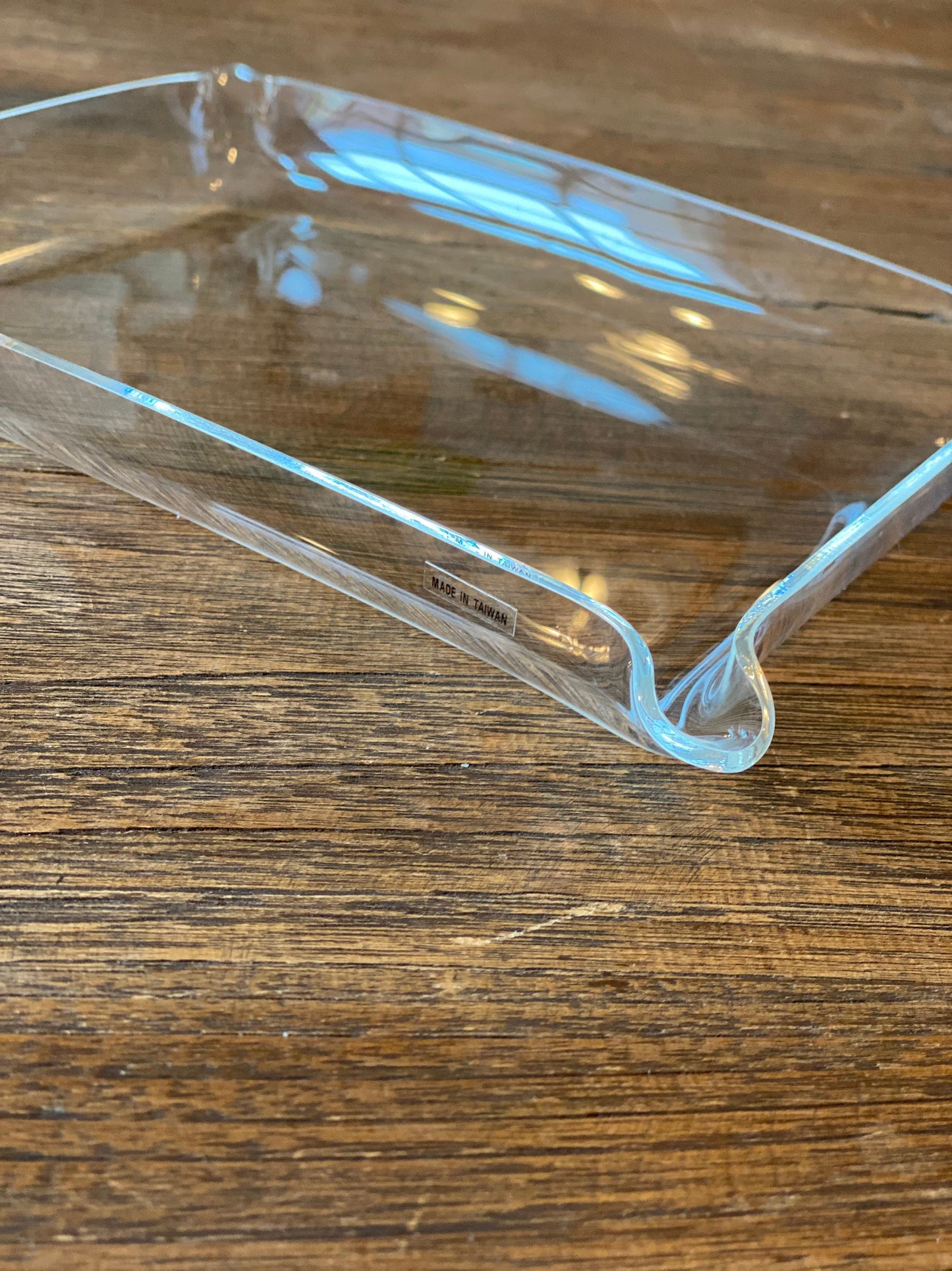 Acrylic Tray Serving Platter 7.5x9.5 Monogram Gift Graduation