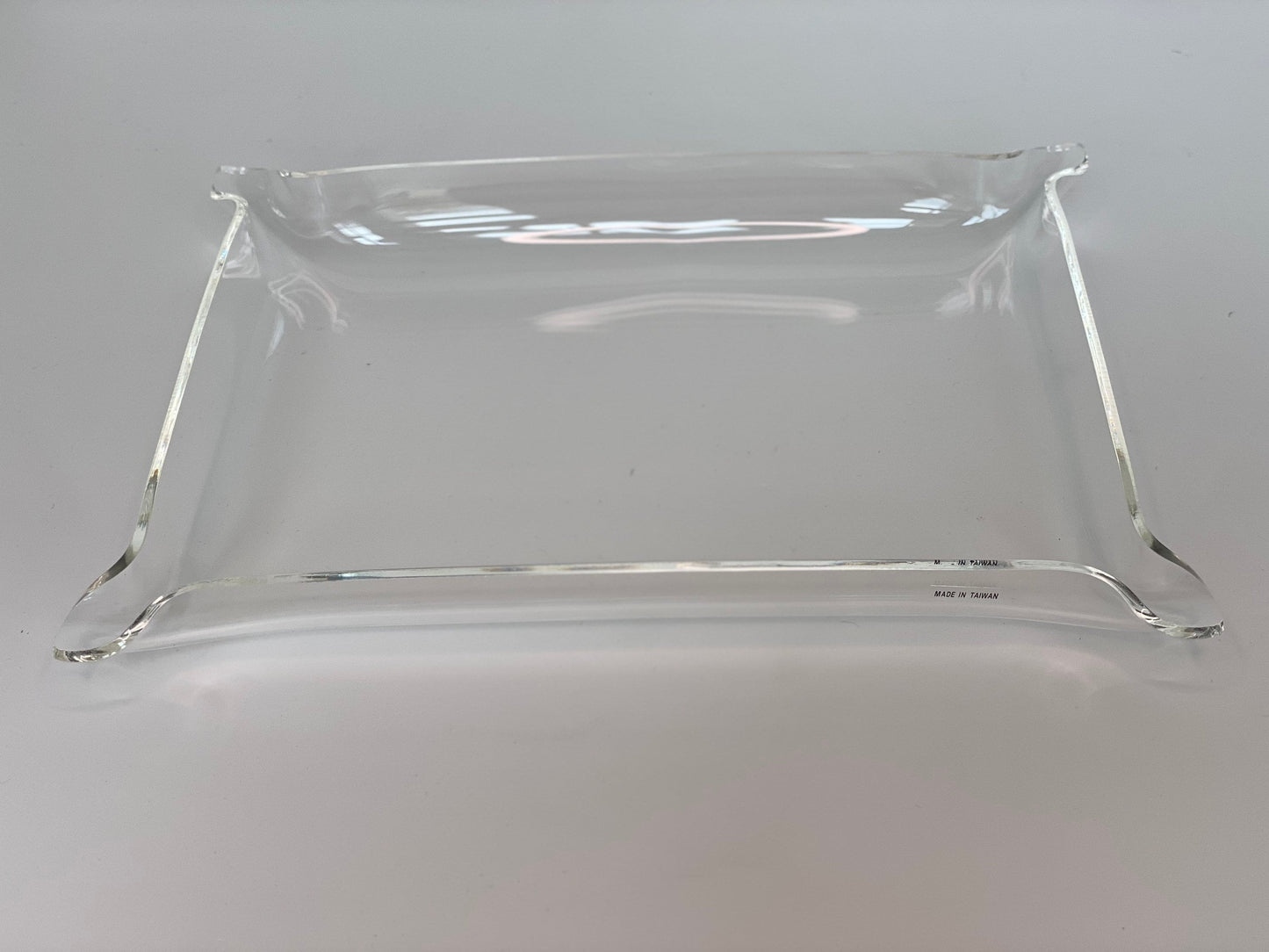 Acrylic Tray Serving Platter 7.5x9.5 Monogram Gift Graduation