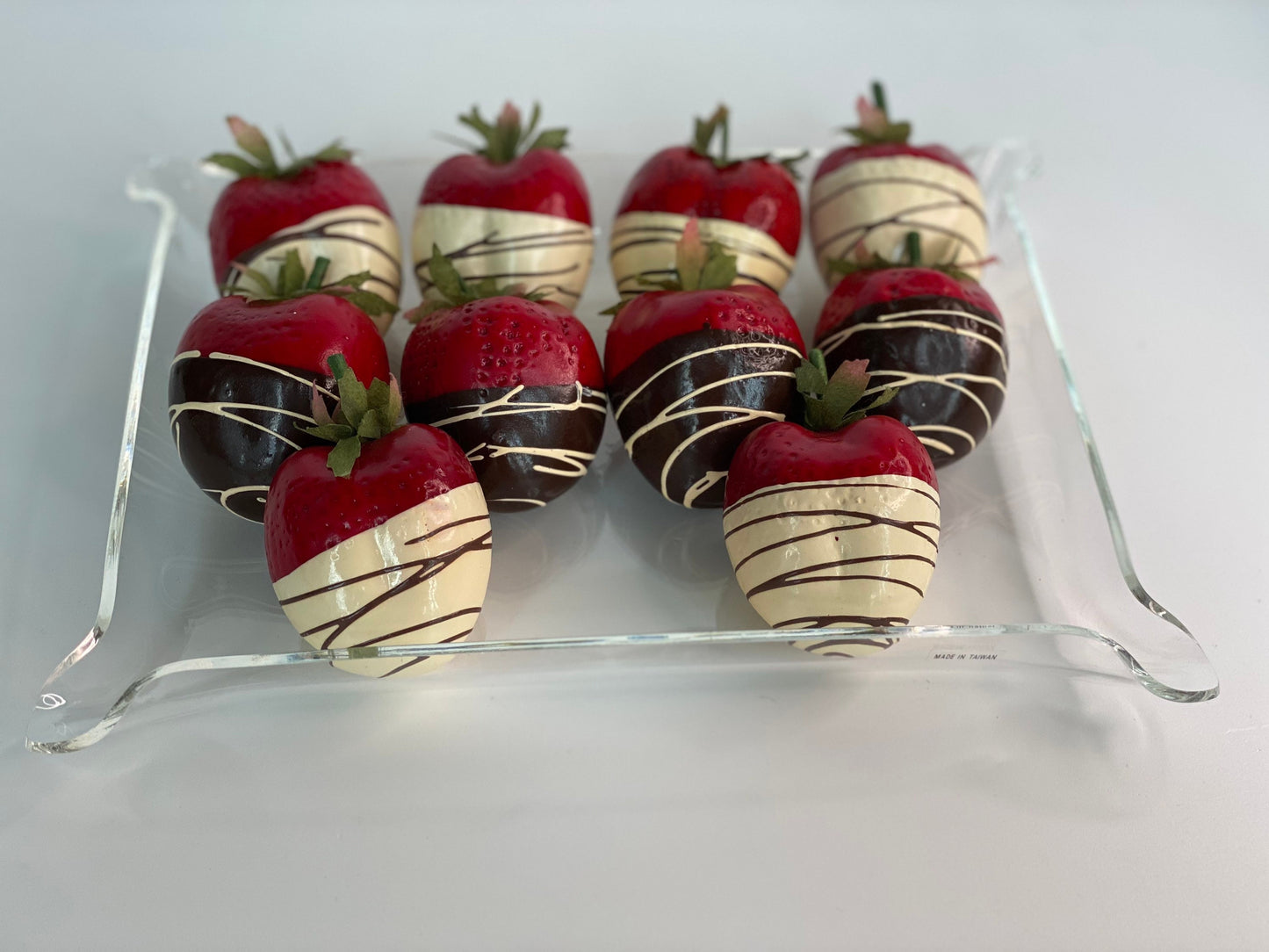 Acrylic Tray Serving Platter 7.5x9.5 Monogram Gift Graduation