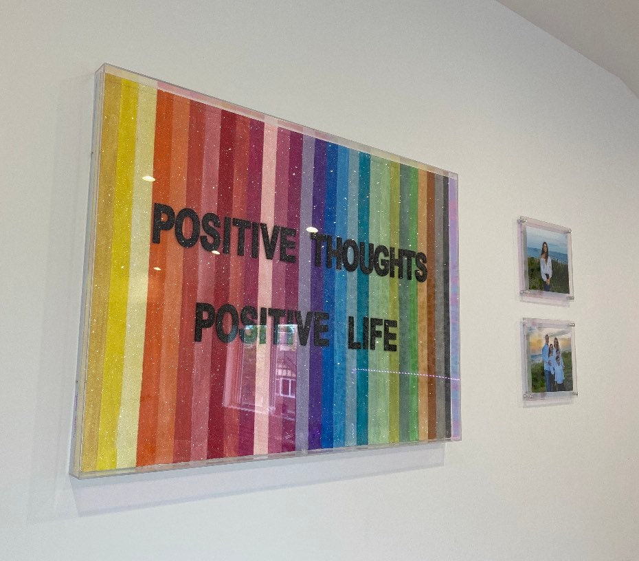 Clear Acrylic Shadow Box Frame: 24x24x1.75, White Canvas