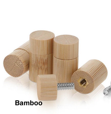 Wood Bolts Luxe Standoff Beech Walnut for Acrylic Frames Frame not included