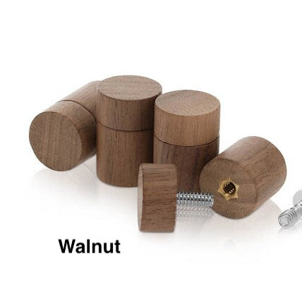 Wood Bolts Luxe Standoff Beech Walnut for Acrylic Frames Frame not included