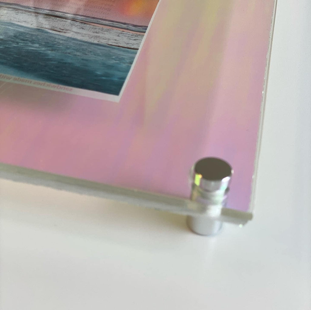 Acrylic Floating Frame 2 pieces of Acrylic Made in USA