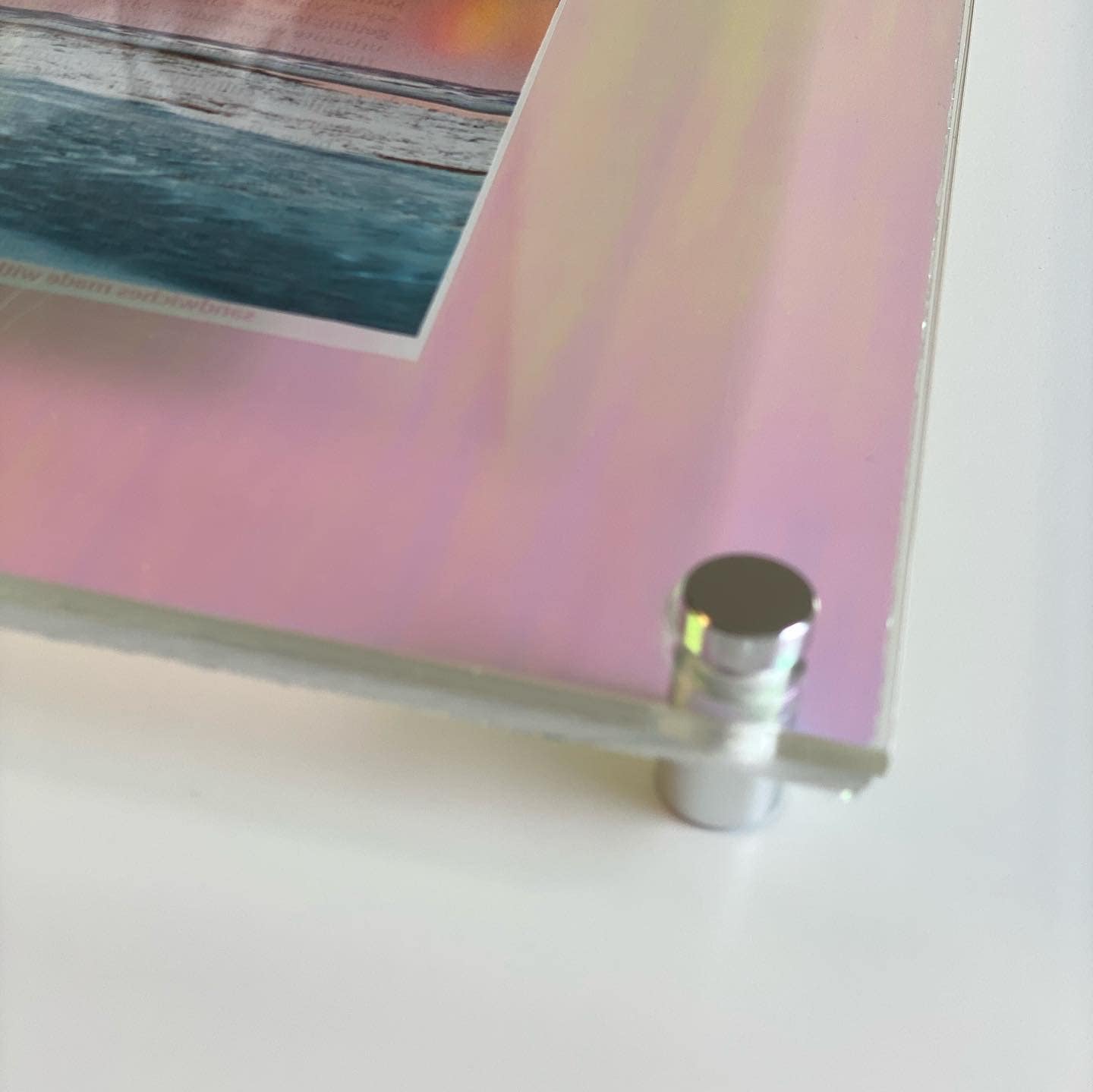 Acrylic Floating Frame 2 pieces of Acrylic Made in USA