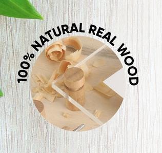 Wood Bolts Luxe Standoff Beech Walnut for Acrylic Frames Frame not included