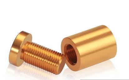 Colored Standoff Bolts: Acrylic Floating Frame Hardware Set