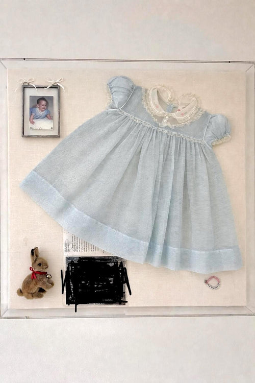 Acrylic Frame Shadow Box Baby Gown Christening Baptism Newborn Kit Comes with Canvas Custom