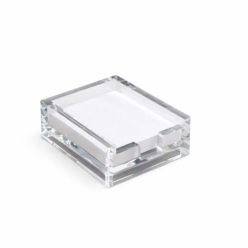 Notepad Holder Acrylic Desk Clear Paper Gift Modern